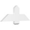Ekena Millwork Eugene Architectural Grade PVC Gable Bracket, 36"W x 13 1/2"H x 2"D x 6"F, 9/12 Pitch GBP036X14X0206EUG00 - alternate 1